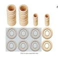 thumbnail image 1 of MRLESS 40 Pieces DIY Craft Wooden Rings Set, Unfinished Circular Wood Rings for Macrame, Necklaces, Earrings, and More, 1 of 8