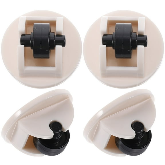 MRLESS 4-Pack Adhesive Caster Wheels for Furniture, Storage Units, and Easy