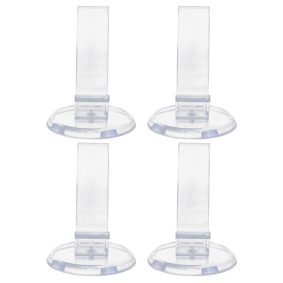 MRLESS Set of 4 PVC Shoe Rests for High Heels Display - Shoe Store and Mall Display Holders