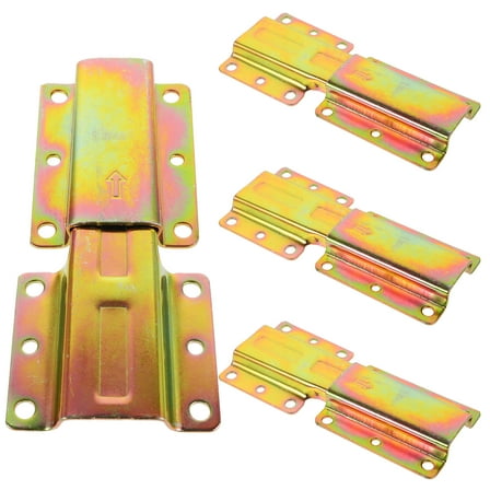 4pcs Metal Sofa Connector Furniture Hardware Sofa Hinge Sliding Hinge