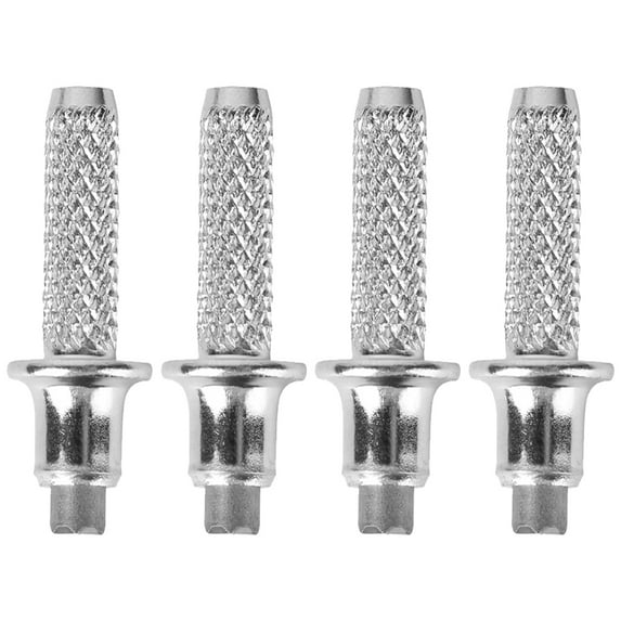 MRLESS 4pcs Metal Trekking Pole Tips Replacement Hiking Pole Tips Replacement Hiking Stick Metal Replaceable Tip Micro Rod Tips Trekking Poles Boot Tips