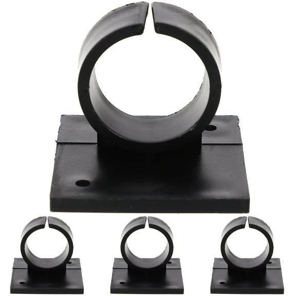 MRLESS 4-Pack Black Mic Desk Accessories Hanger Clamp Holder - Easy to Install and Secure