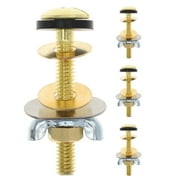 GOOHOCHY 4pcs Universal Toilet Seat Bolts Hardware Retainer Screws for Top Mount Toilet Seat Repair Fitting RV Toilet Parts Accessories