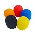 thumbnail image 1 of MRLESS Set of 5 Microphone Foam Windscreen Covers in Random Colors for Noise Reduction and Protection, 1 of 6