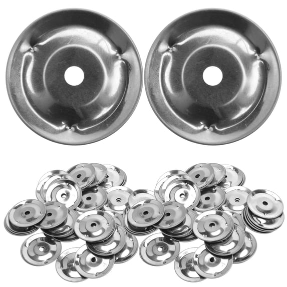 50pcs Stainless Steel Single Row Tambourine for Drum Kit Percussion Accessories, Musical Instrument Parts