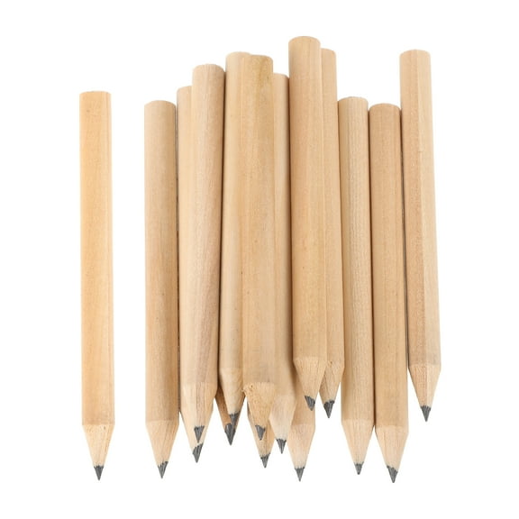 MRLESS 50Pcs Small Pencils Golfing Pencils Golfs Short Pencils Golfs Pencils Half Pencils Wooden Pencils (HB)