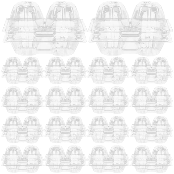GETAJGHSD 50-Pack Cartons for Packaging, Sturdy Slot Holder, Lightweight and Convenient Storage with Easy Visibility