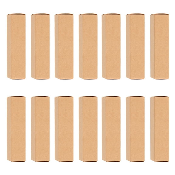 MRLESS 50pcs Kraft Paper Lipstick Boxes for Makeup Storage