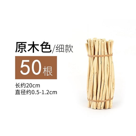 MRLESS 50pcs Natural Wood Branches Rustic Twigs for Crafts, Card Making, Woodworking, Projects, Photo Props and Home Decor