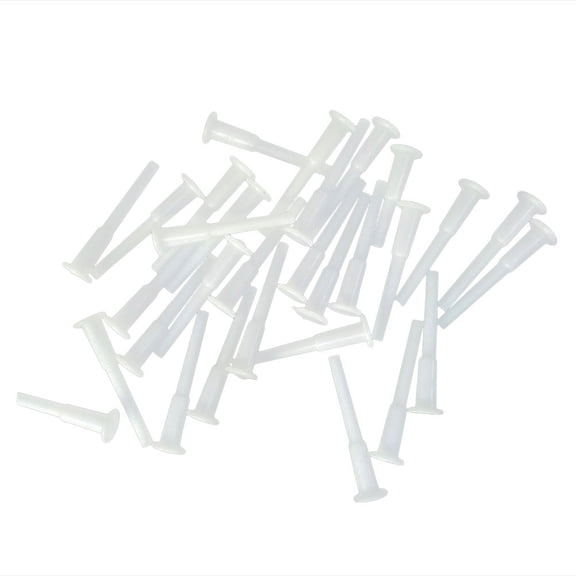 MRLESS 50pcs Yoga Air Plug Jump Air Stopper (White)