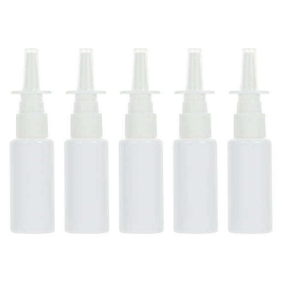 MRLESS 5Pcs 30ML Empty Refillable Nasal Spray Bottles for Saline Water Wash