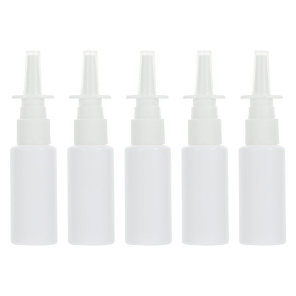 MRLESS 5Pcs 30ML Empty Refillable Nasal Spray Bottles for Saline Water Wash