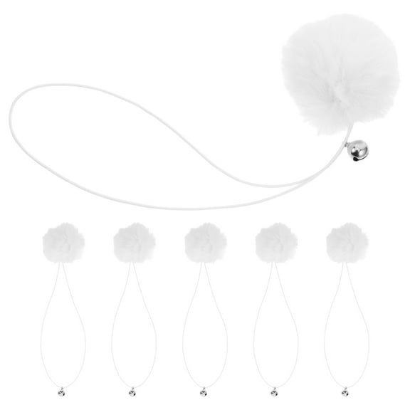 GOOHOCHY Masteelf 6pcs Cat Dangling Ball with Bell for Cat Trees and Scratching Post Interactive Toy Replacement Balls