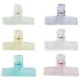 thumbnail image 1 of MRLESS 6-Pack Clear Plastic Binder Clips for Home and Office Organization, and Multi-Purpose, 1 of 1