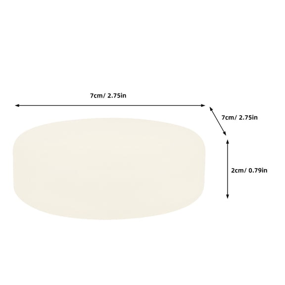 MRLESS 6pcs PVC Ice Hockey Pucks Set Multi-Functional Practice Pucks for Training and Game Use Sport Accessories