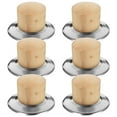 thumbnail image 1 of MRLESS 6pcs Pot Lid Knobs Universal Wooden Handle Replacement, 1 of 6
