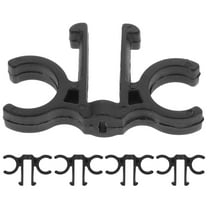 MRLESS 6pcs Hiking Pole Clips Trekking Pole Clamps 8 Shape Double Rods Buckle Connector For Outdoor Sports Hiking Walking Camping