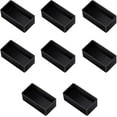 thumbnail image 1 of MRLESS 8-Pack Non-Slip Rubber Furniture Feet Protectors, Rectangular Table Leg Pads, Anti-Scratch Tips for Hardwood Floors, 1 of 8