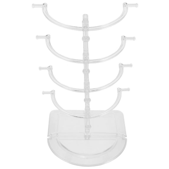 MRLESS Acrylic Sunglass Frame Display Shelf Organizer Stand Multiple Glasses Transparent Eyeglass Holder Sunglasses Rack Holder For Desk Countertop