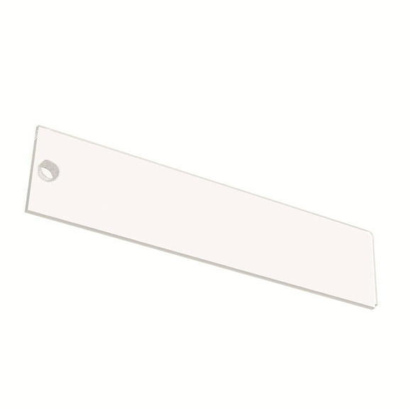 GOOHOCHY Transparent Acrylic Snowboard Wax Scraper for Sports High Efficiency Universal Fit Winter Essential Portable Design 1 Piece