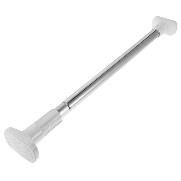 MRLESS White Adjustable Tension Rod for Curtains, Shower, Closet, and - Tool-Free Installation, Easy to Use and