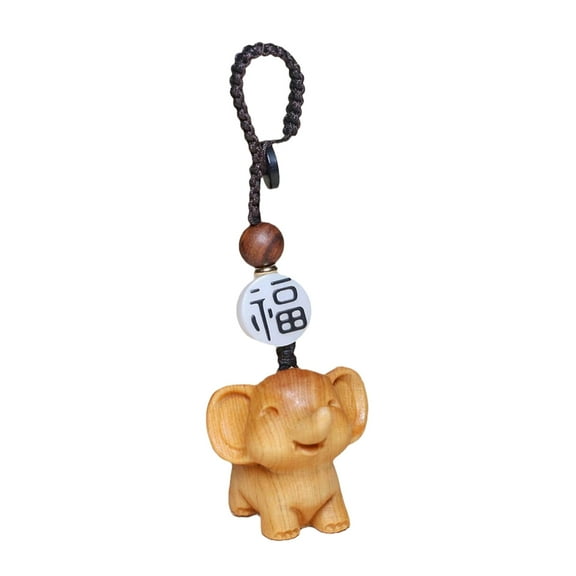 MRLESS Cute Elephant Keychain for Car Keys, Bags, and Backpacks - Soft, Functional Key Ring Pendant for Men and Women