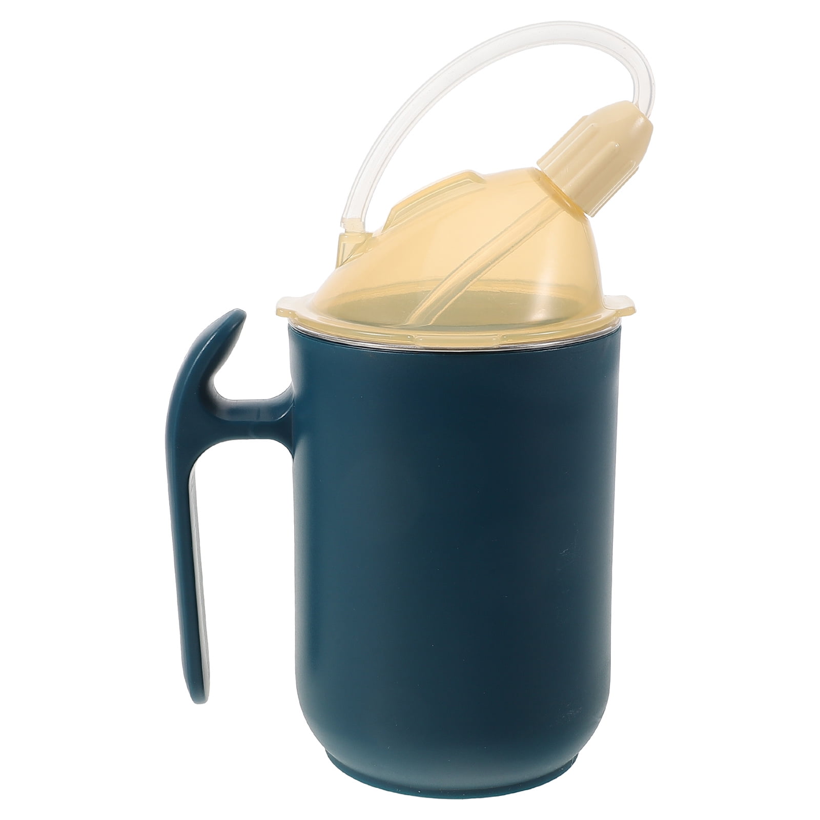 MRLESS Adult Sippy Cup Stainless Steel Feeding Cup Flow Spill Proof Cup