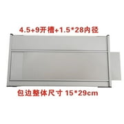 Single-Sided Cubicle Name Plate Holder 8-1/2\" Wide X 2-1/2\" High X 2-1...