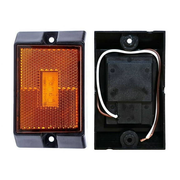 MRLESS Amber LED Side Marker Light for Trucks, Trailers, RVs, Marine Vehicles, Boats, Campers - 12V Automotive Side Lamp