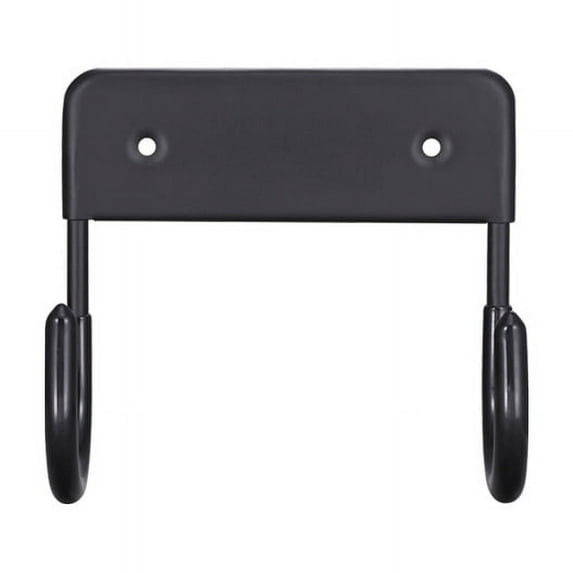 MRLESS Black Metal Wall Mount Ironing Board Holder for Laundry Room, Space-Saving Iron Hanger and Storage Rack Organizer