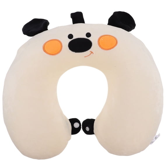 MRLESS Cartoon Headrest Neck Pillow Plush Memory Foam Cushion for Travel Car Airplane Support Great for Road Trips and Flights