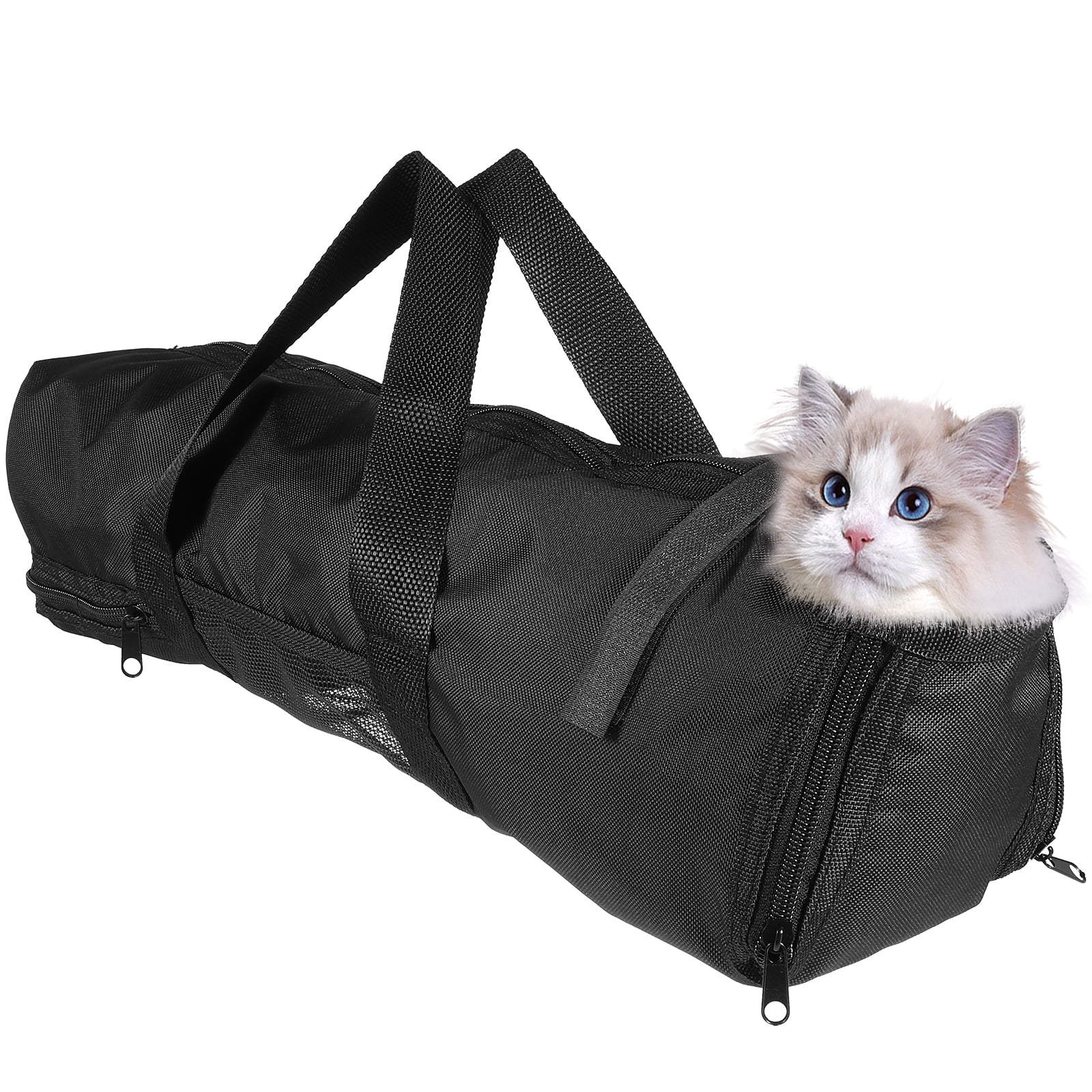 MRLESS Cat Bathing Bag Pet Nail Trimming Bag Zippered Cat Carrier ...