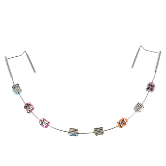 MRLESS Dental Bracket Lingual Brace Brace Fake Brace Prop Brace Bracket Brace Essentials Metal Bracket Fake Brace Brace For Kids