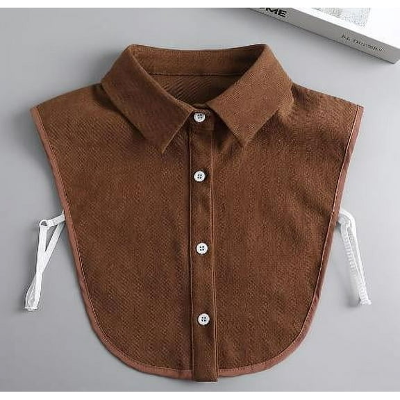 MRLESS Elegant Detachable Blouse False Collar Half Shirt Attachment for Women and Girls, Fake Collar for Work and Casual Wear