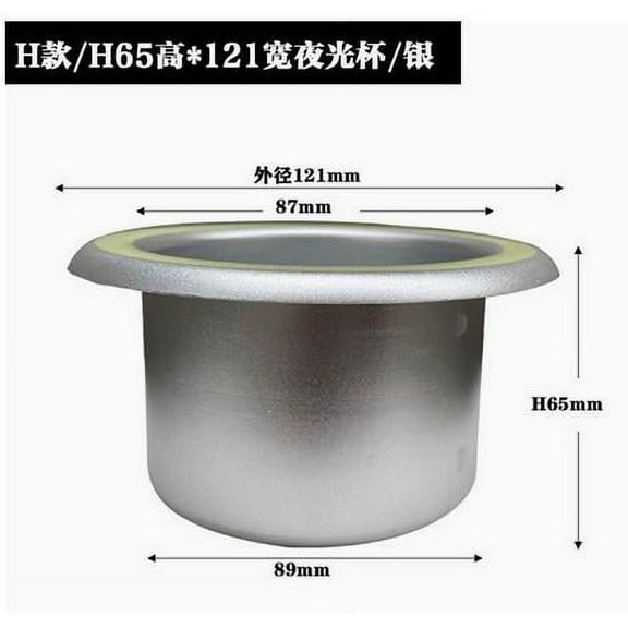 MRLESS Drop-In Beverage Holder with Recliner Handles, Metal Cup Holder Tray for Sofa, Home Theater, Car, and Boat - Easy to Clean, Stylish and Secure