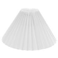 thumbnail image 1 of MRLESS E27 Pleated Cloth Lamp Shade Clip On Chandelier Protector (White), 1 of 6