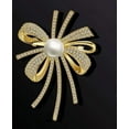 thumbnail image 1 of MRLESS Elegant Bowknot Brooch Pin For Women Versatile Rhinestone Lapel Brooches Bowknot Pin Ladies Pin Rhinestone Bowknot Pin, 1 of 8
