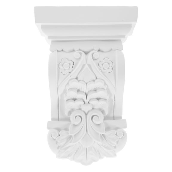MRLESS Farmhouse Corbels Wall Decorative Corbel Carving Corbels Imitation Plaster Statue For Home Doorway And Fireplace Decor European Style Carved Corbel