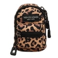 thumbnail image 1 of MRLESS Leopard Print Mini Shoulder Bag for Women, Portable Messenger Bag, Neck Hanging Earphone Pouch, Travel Headphone Case Storage, 1 of 8