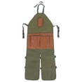 thumbnail image 1 of MRLESS Split Leg Gardening Apron With Multiple Pockets, Winter Work Tool Apron for BBQ, Cafe, Kitchen, Painting, Carpenter, Woodworking, 1 of 9