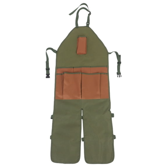 MRLESS Split Leg Gardening Apron With Multiple Pockets, Winter Work Tool Apron for BBQ, Cafe, Kitchen, Painting, Carpenter, Woodworking