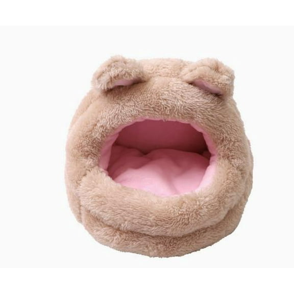 MRLESS Guinea Pig Bed Rabbit Hideout Warm Beds Washable Winter Hamster Sleeping House For Small Pet Ferret Chinchilla Bunny Hamster