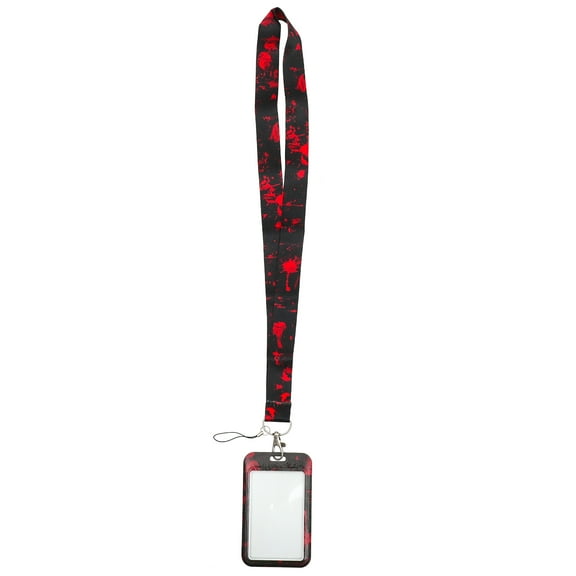 MRLESS Halloween Bloody ID Badge Holder & Lanyard - Nurse/Doctor/Teacher