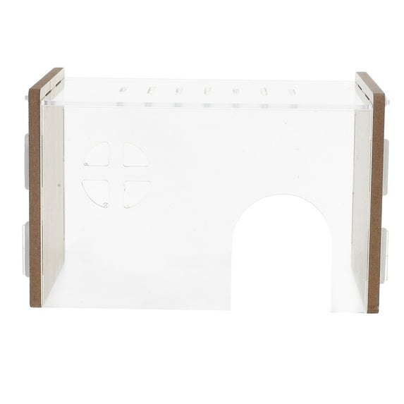WEUVEB Hamster Habitat Hide Transparent Acrylic 1Set