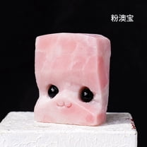 MRLESS Hand Carved Crystal Figurine Cartoon Desktop Ornament Natural Decor Unique Crystal Decoration