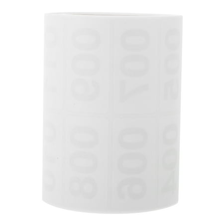 MRLESS Inventory Number Labels Stickers Roll, 1000 Digital Numbered Stickers for Organizing and Tracking