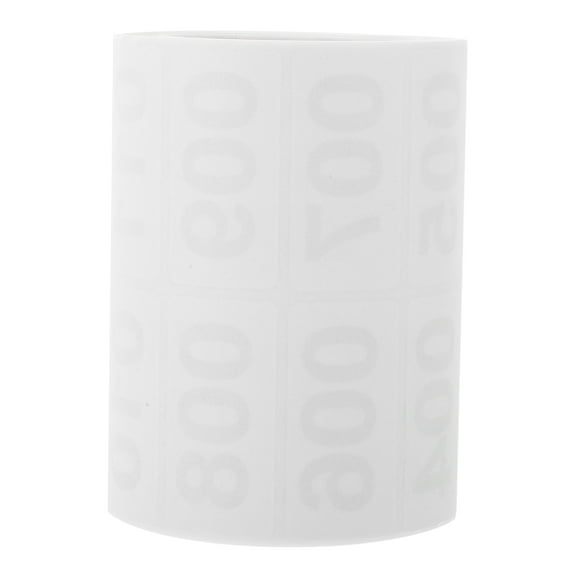 MRLESS Inventory Number Labels Stickers Roll, 1000 Digital Numbered Stickers for Organizing and Tracking
