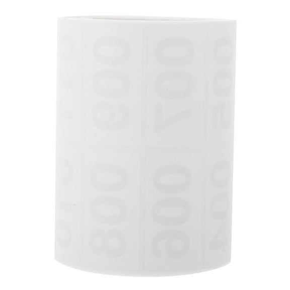 MRLESS Inventory Labels Stickers, 1 Roll with Digital Number (1000 Stickers)