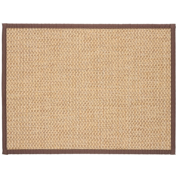 MRLESS Japanese Tatami Mat Rattan Floor Mat Breathable Non-Crawling 40x30cm (Color 1)