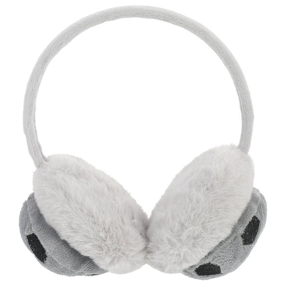 MRLESS Kids Winter Football Ear Muffs Plush Ear Warmers Soft Earmuffs for Children Ear Cover